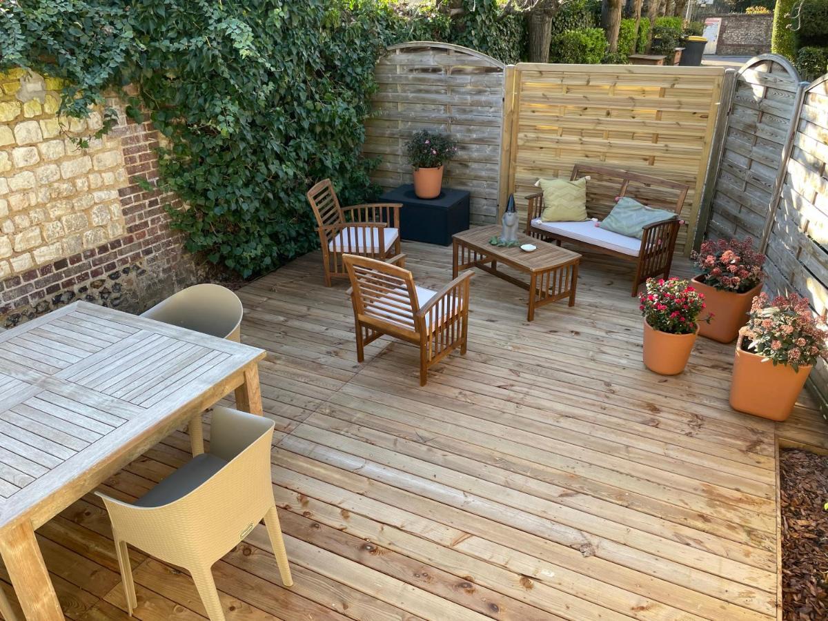 Le 102, Maison Avec Terrasse Et Parking Gare De Rouen Zewnętrze zdjęcie
