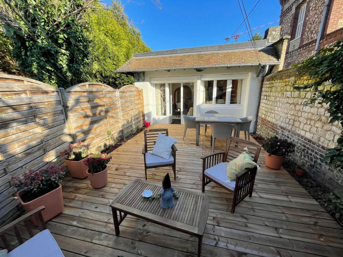 Le 102, Maison Avec Terrasse Et Parking Gare De Rouen Zewnętrze zdjęcie