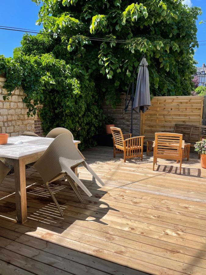 Le 102, Maison Avec Terrasse Et Parking Gare De Rouen Zewnętrze zdjęcie